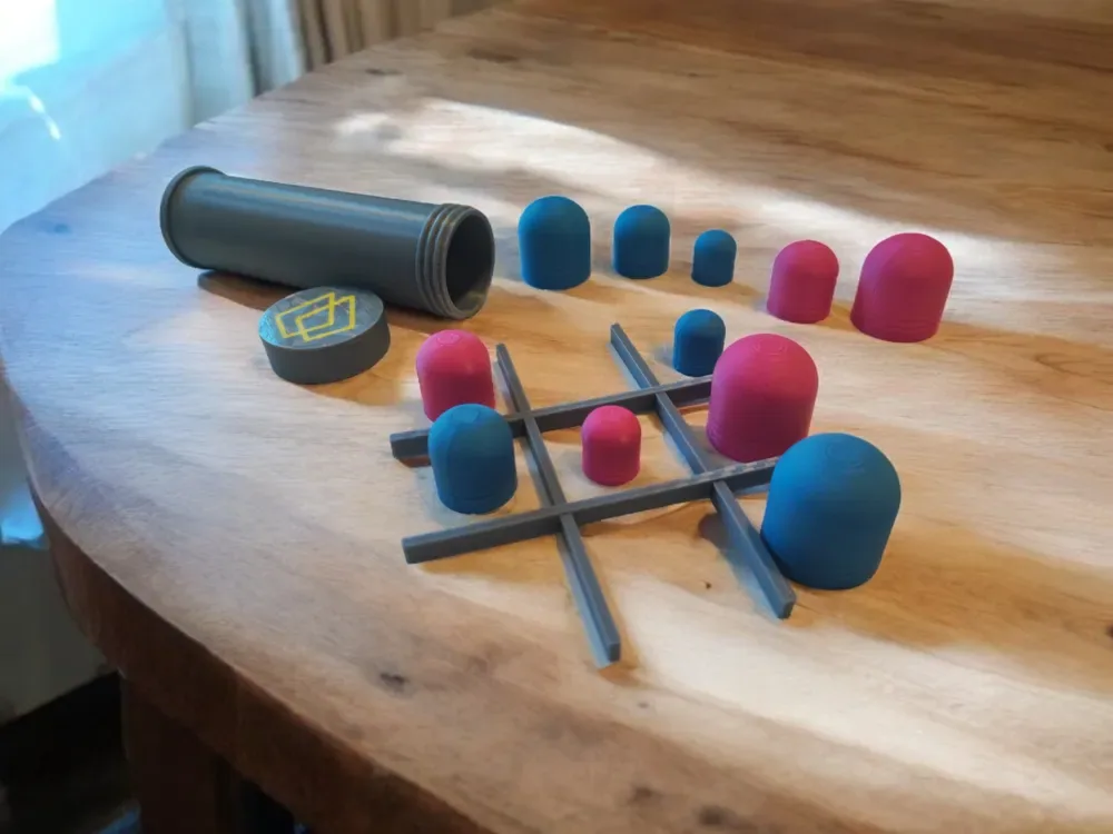 Tic-Tac-Toe ADVANCED - Travel game, vista 2