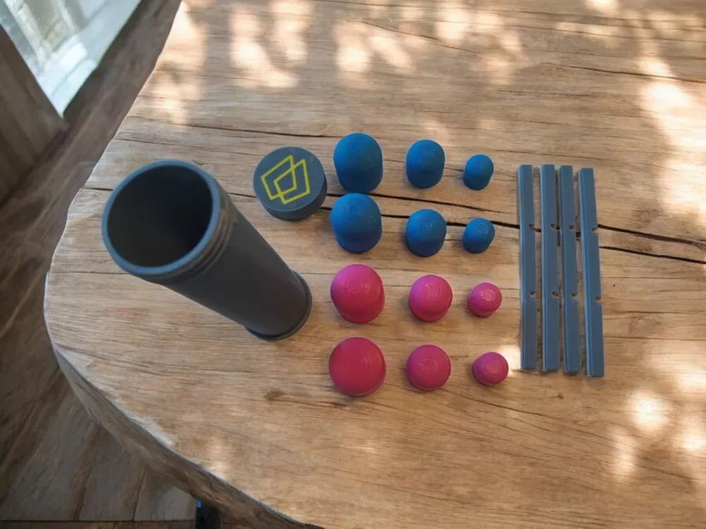 Tic-Tac-Toe ADVANCED - Travel game, vista 3