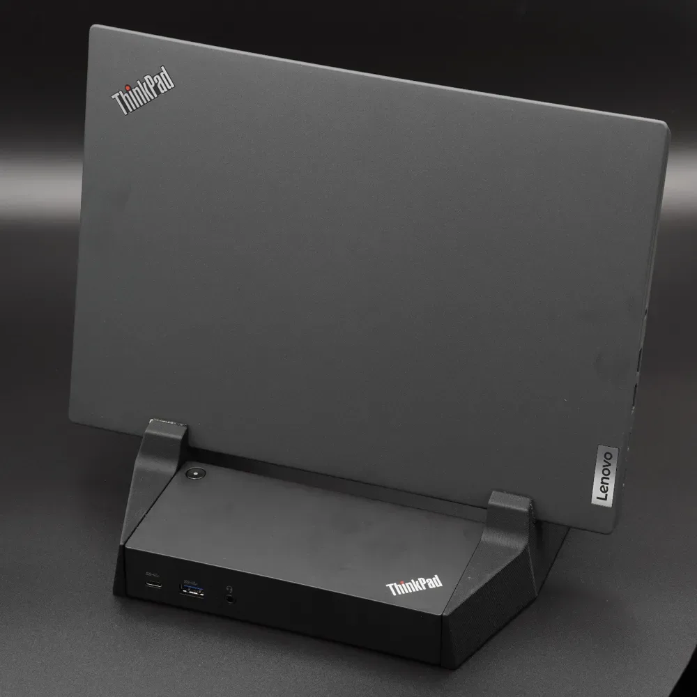 Soporte para computadora portátil Lenovo Thinkpad USB-C Dock para impresión 3D, vista 2