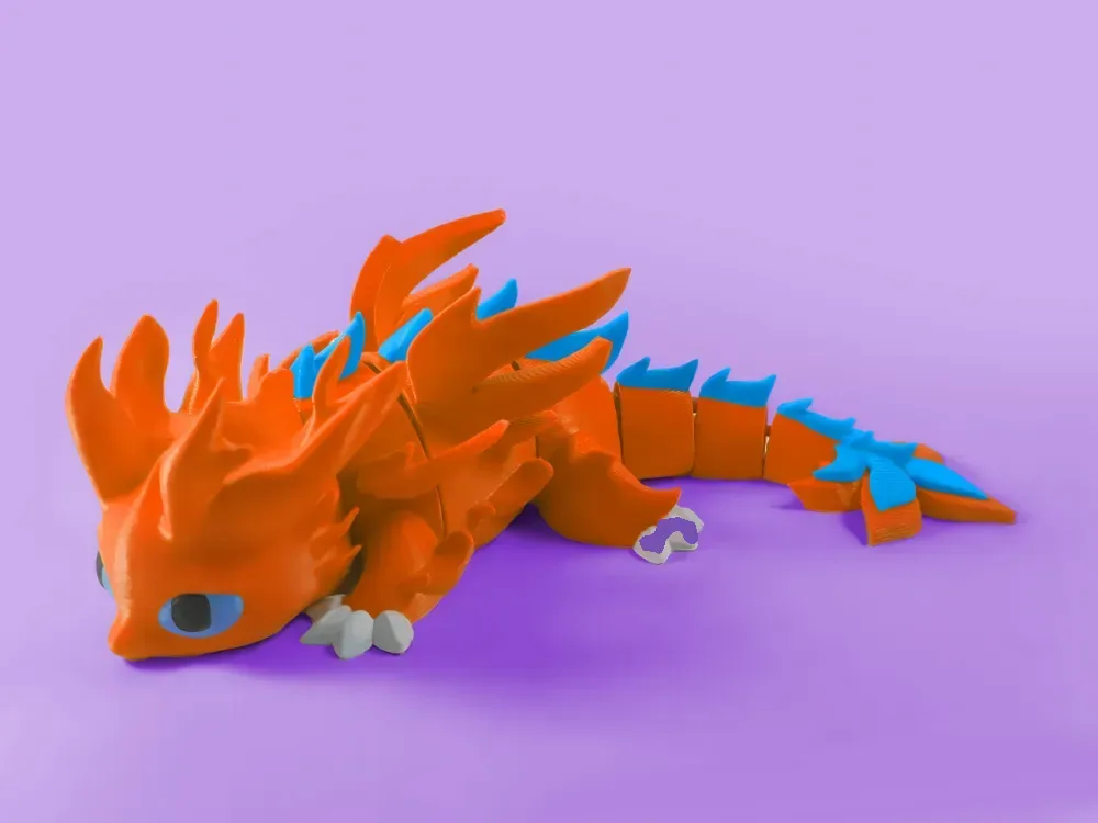 dragón articulado desdentado BlazeTooth, vista 1