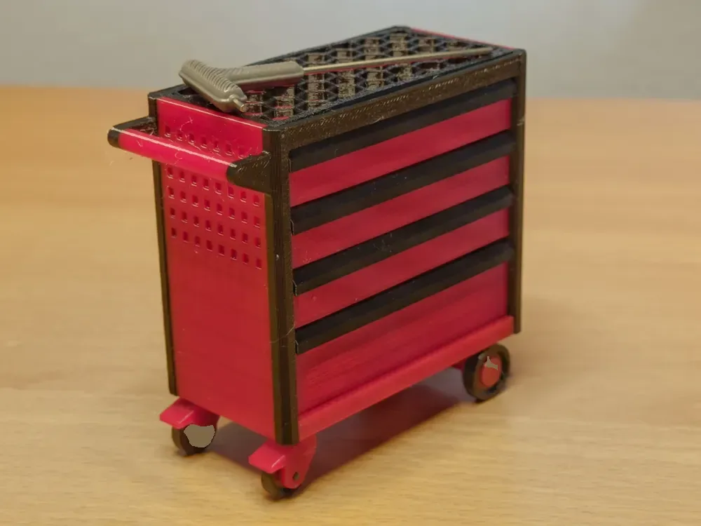 Carro de taller en miniatura V2, vista 1