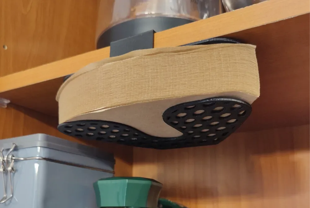 portafiltro de café para impresión 3D, vista 1
