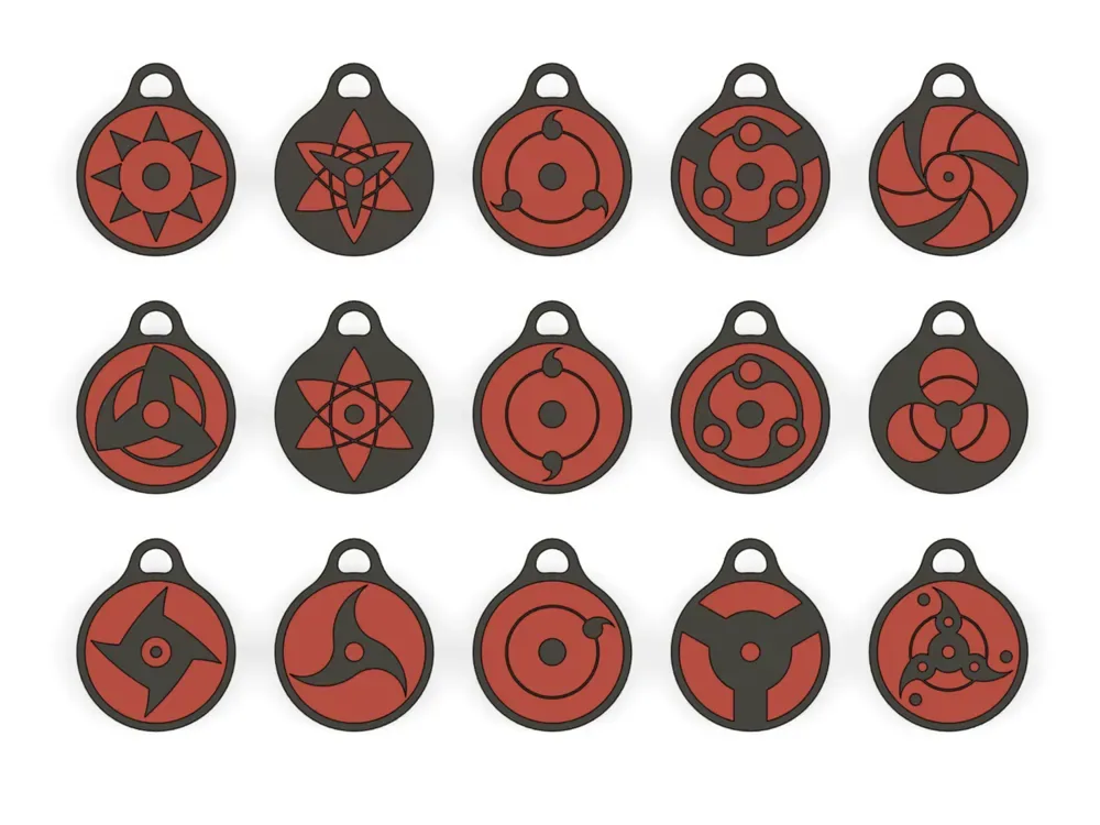 Naruto - Llavero Sharingan, vista 1