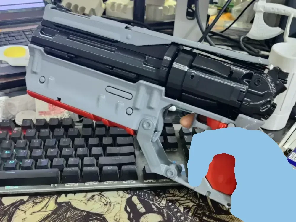 Cyberpunk 2077 Pistola de martillo del camarada, vista 1