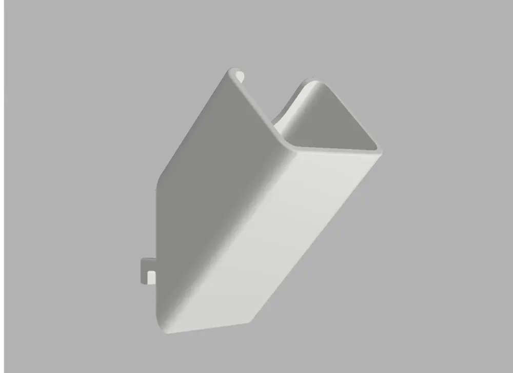 Caja de almacenamiento IKEA Skadis (no necesita soporte) para impresión 3D, vista 2