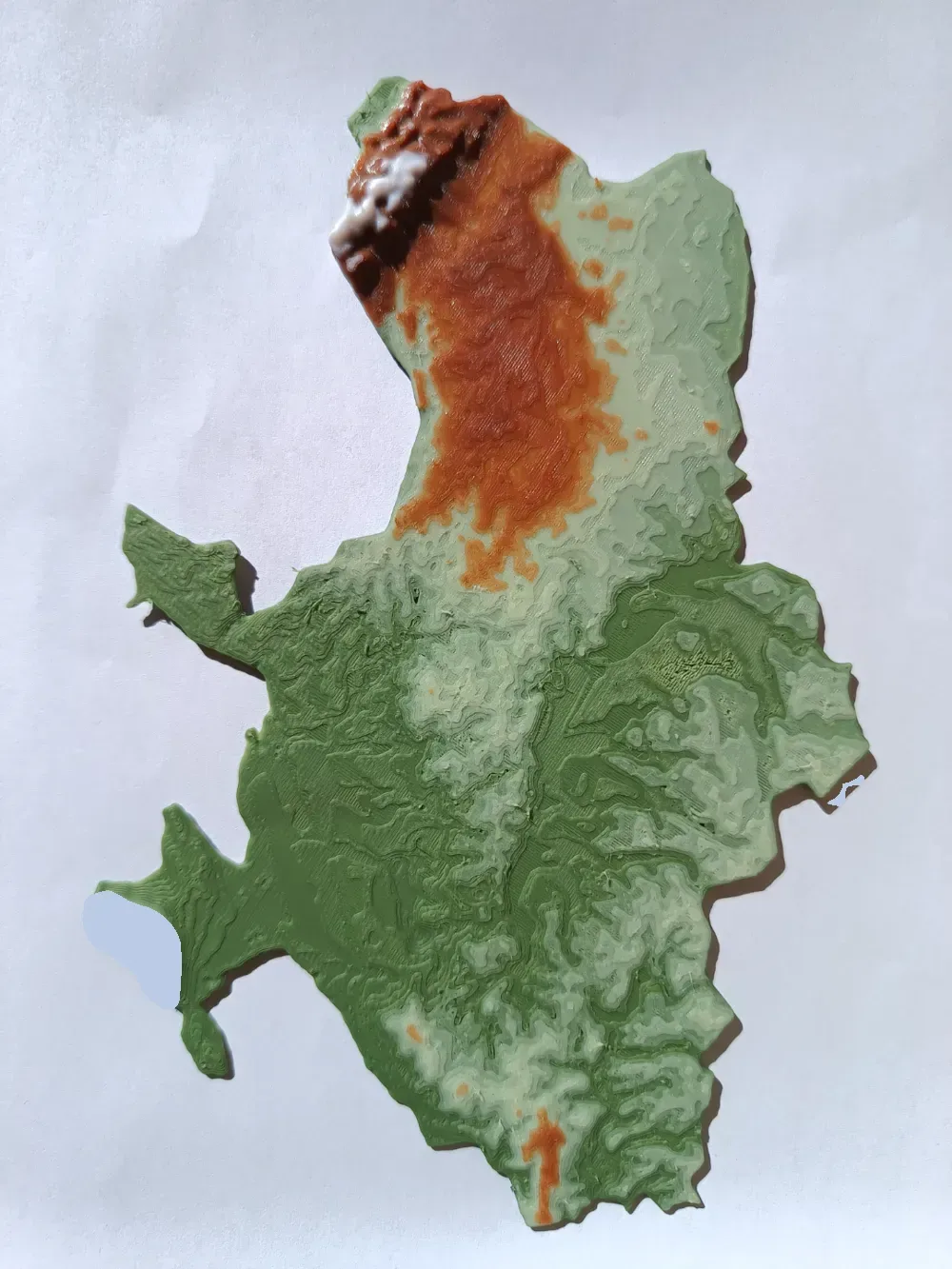 Mapa del terreno - A color - Ucrania - Sin AMS Nedded, vista 2