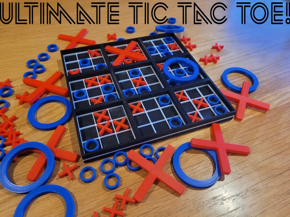 Último juego de mesa Tic Tac Toe, vista 1