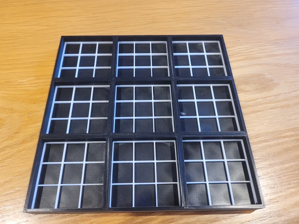 Último juego de mesa Tic Tac Toe, vista 3