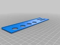 Tornillo de acceso al puerto de la cubierta del puerto de Wii Gamecube para impresión 3D, vista 1