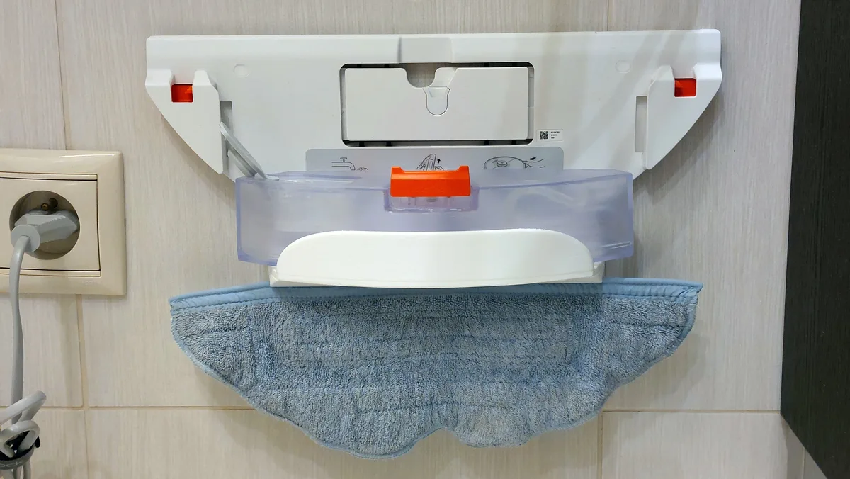 Roborock S7, S8 soporte de pared para trapeador, mob y tanque de agua para impresión 3D, vista 1