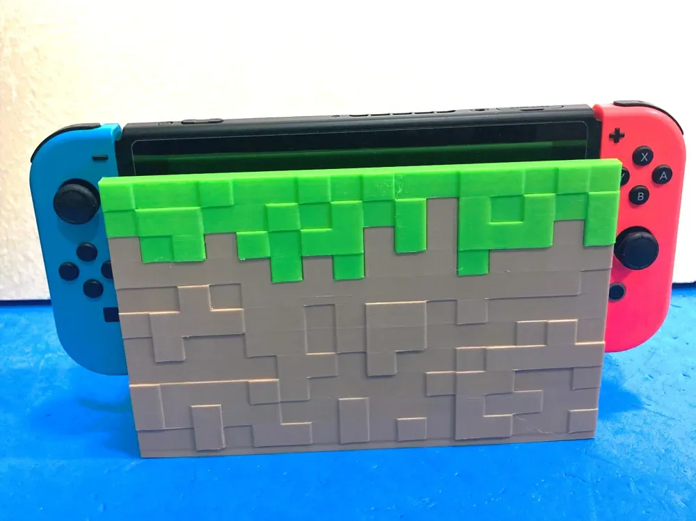 Base para Nintendo Switch Minecraft, vista 1