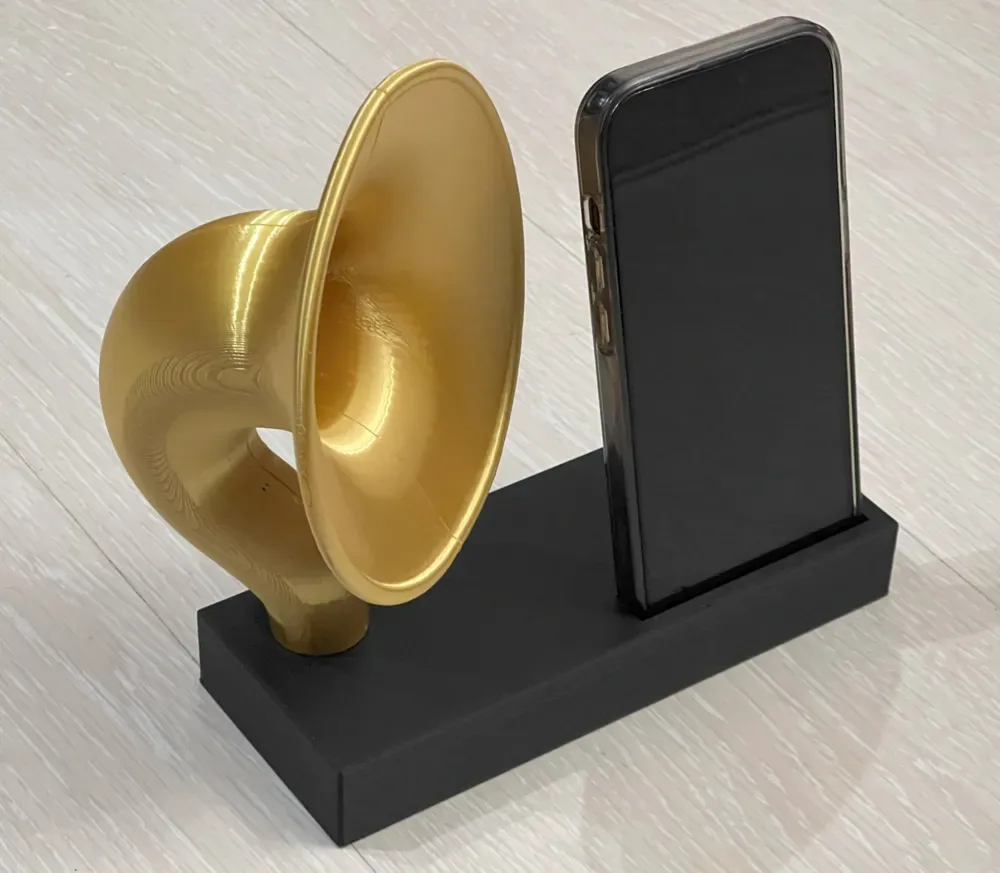 Amplificador de altavoz para iPhone 14 pro con aspecto retro, vista 1