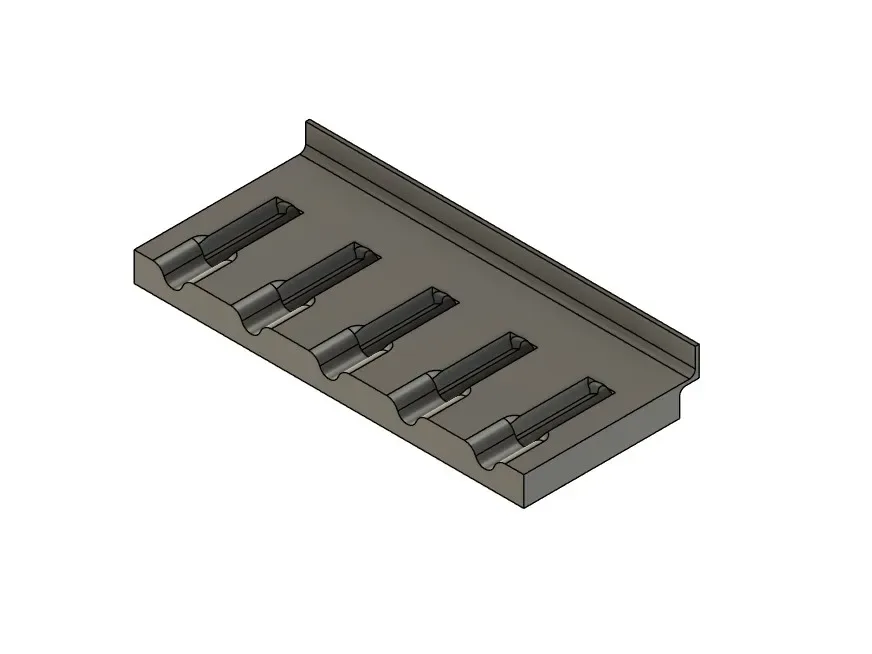 Portaherramientas de pared tipo 4 para impresión 3D, vista 1