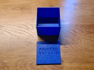 Caja de envío para impresión 3D, vista 1
