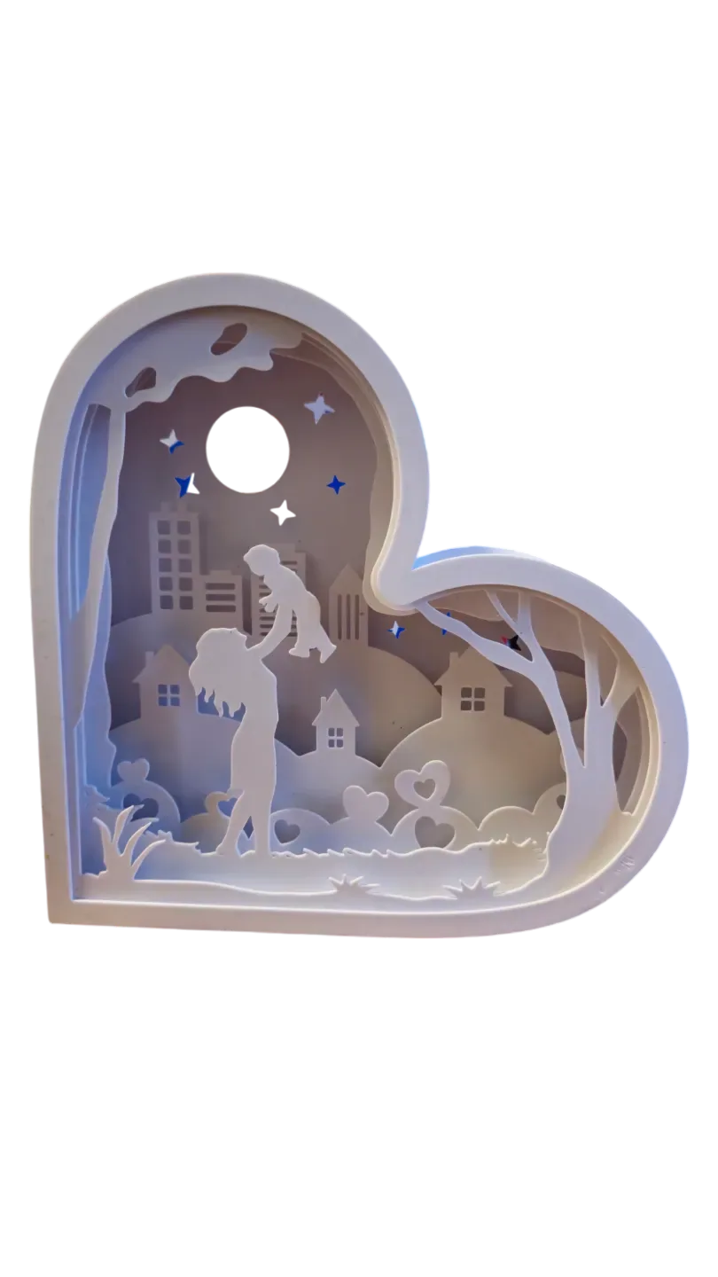 Plato Madre e Hijo para ShadowBox, vista 2