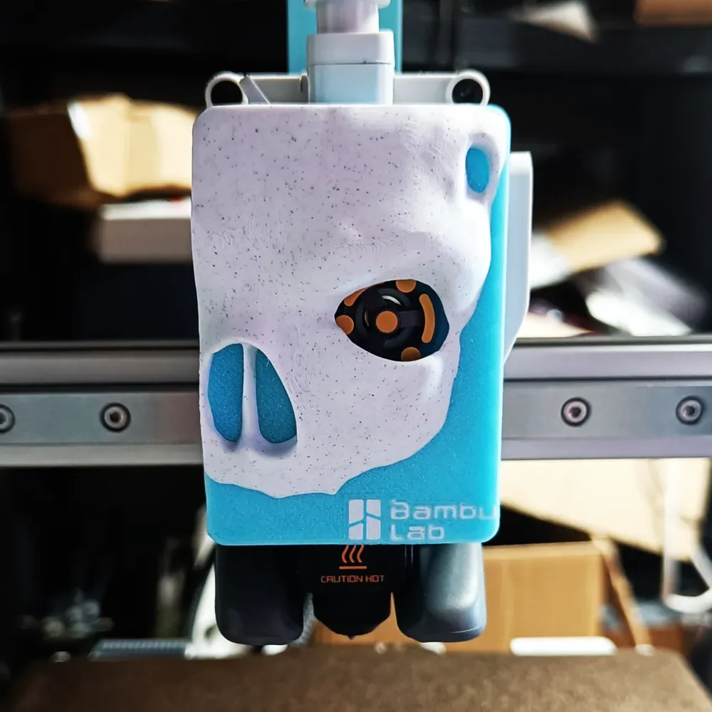 Cubierta frontal del extrusor Skull V3 - A1 y A1 Mini, vista 3