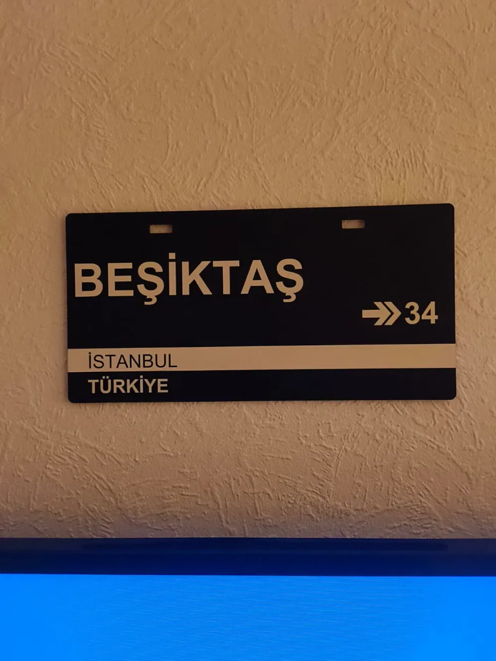 BESIKTAS Placa de calle / Placa de calle / Placa de calle, vista 2