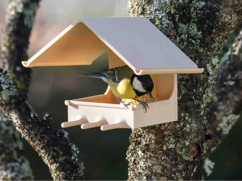 Comedero para pájaros - Soporte para bolas de grasa, vista 1