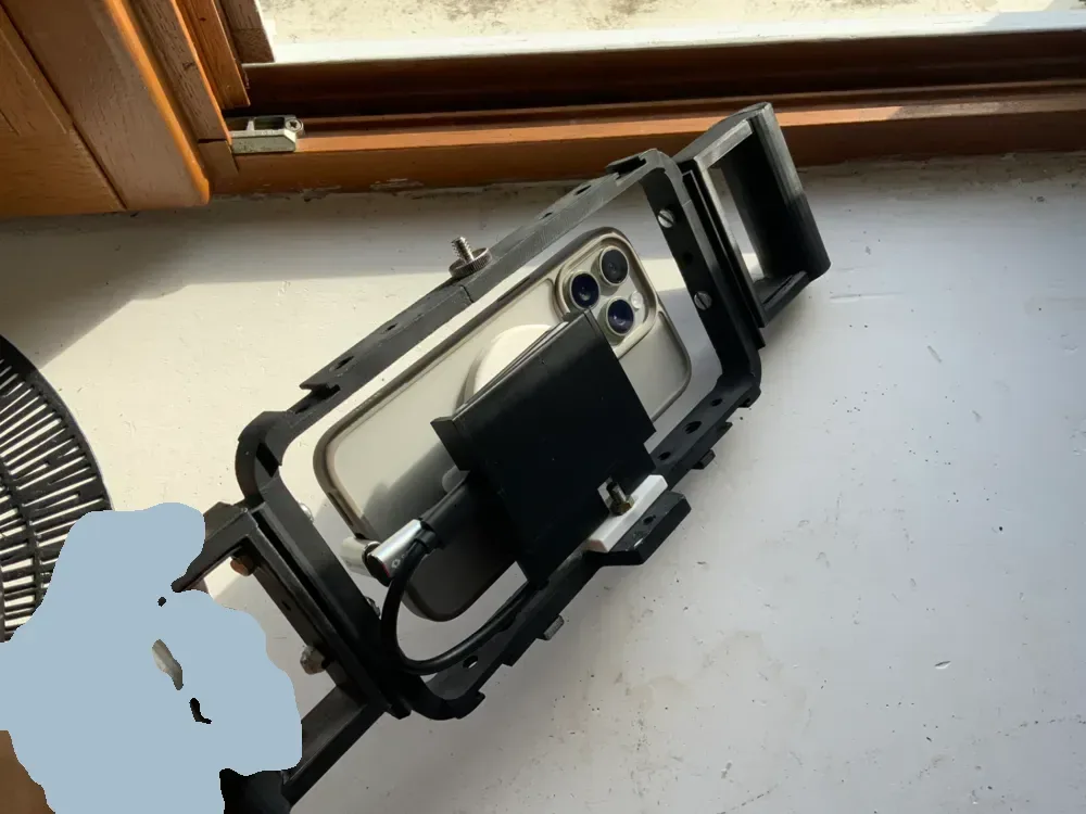 Soporte SSD crucial X9 o x10pro iPhone Rig, vista 1