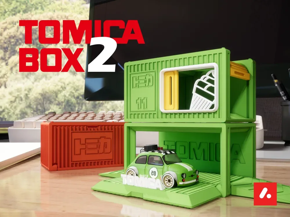 TOMICA CAJA 2 Tomica Caja de Almacenamiento 2, vista 1