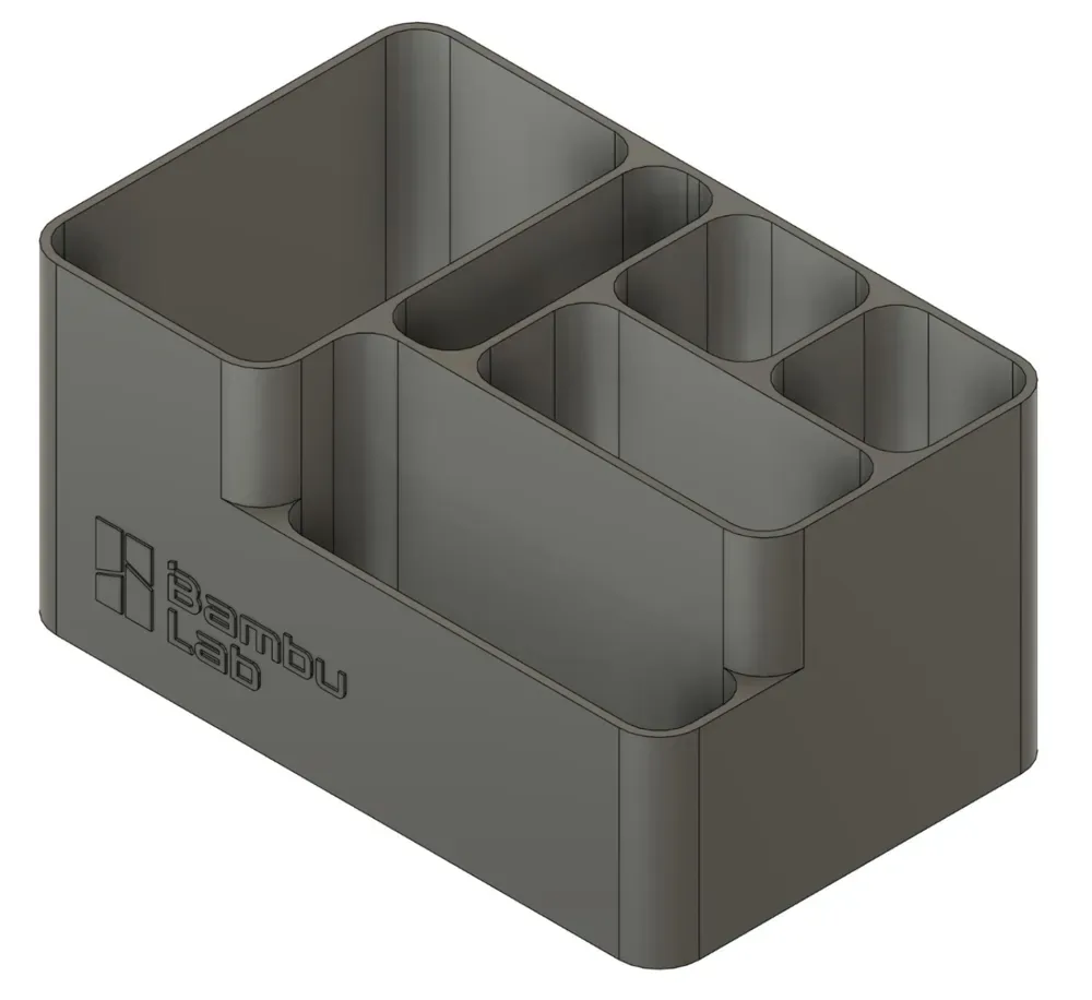 Organizador de herramientas para impresión 3D, vista 1