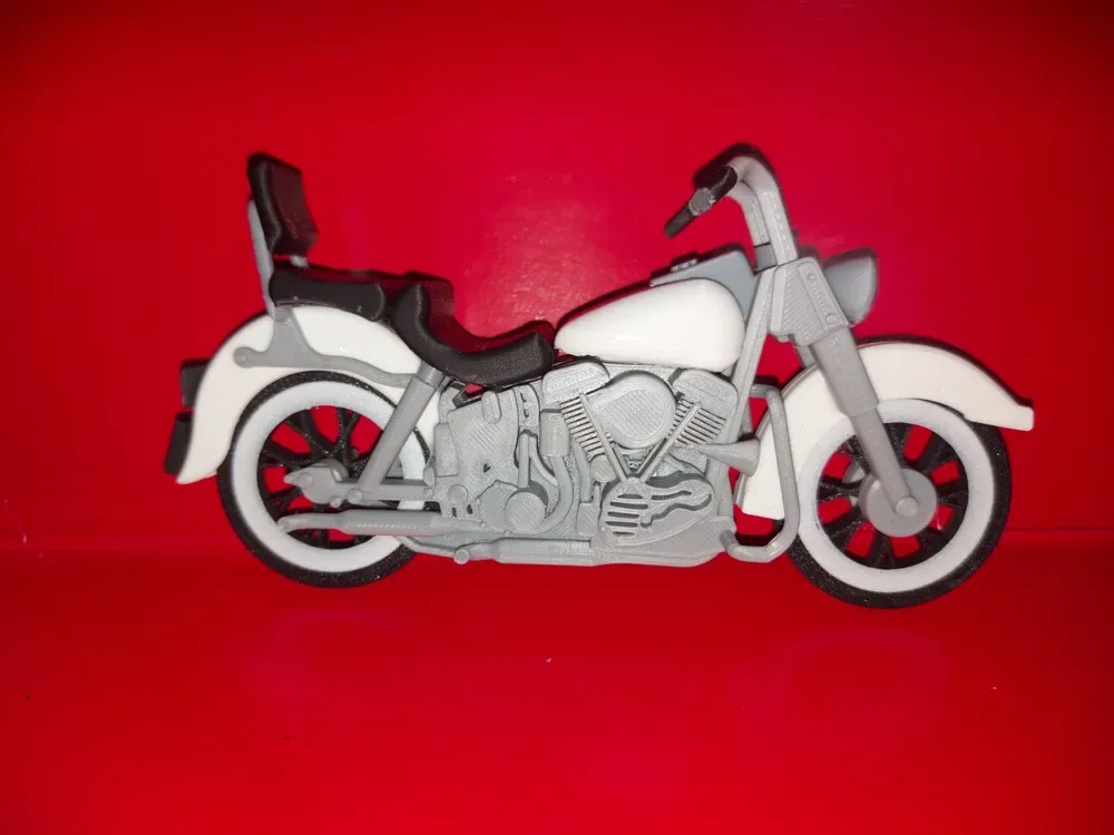 Moto Harley Davidson Duo-Glide, vista 2