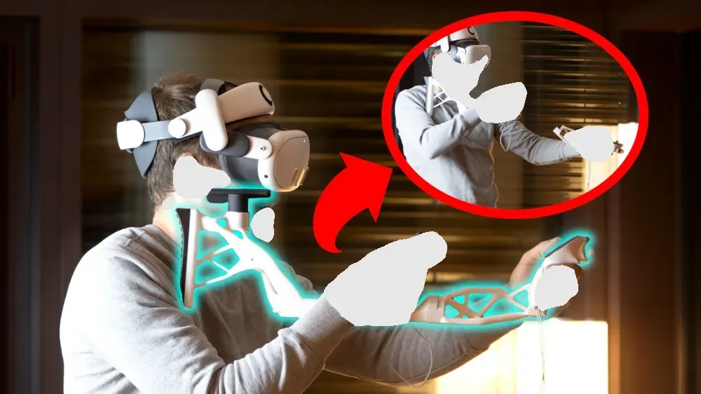 La mejor culata de realidad virtual que NO PUEDES comprar... pero imprime (Quest3), vista 2