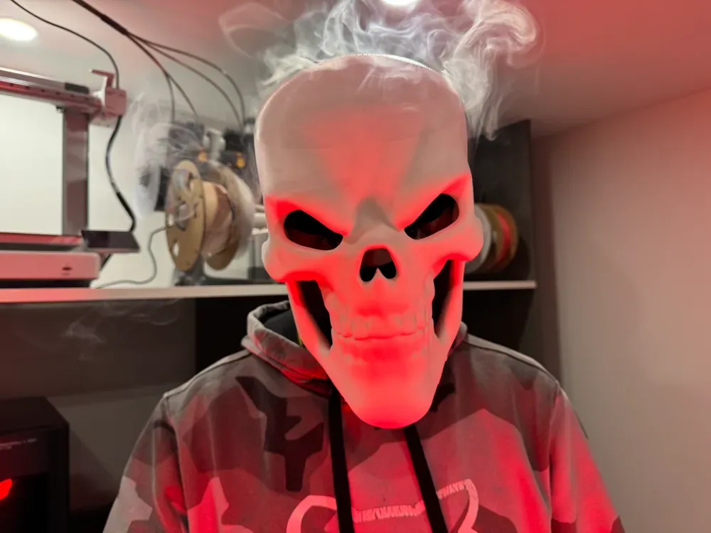 Máscara de cosplay de Ghostrider (Fan Art), vista 2