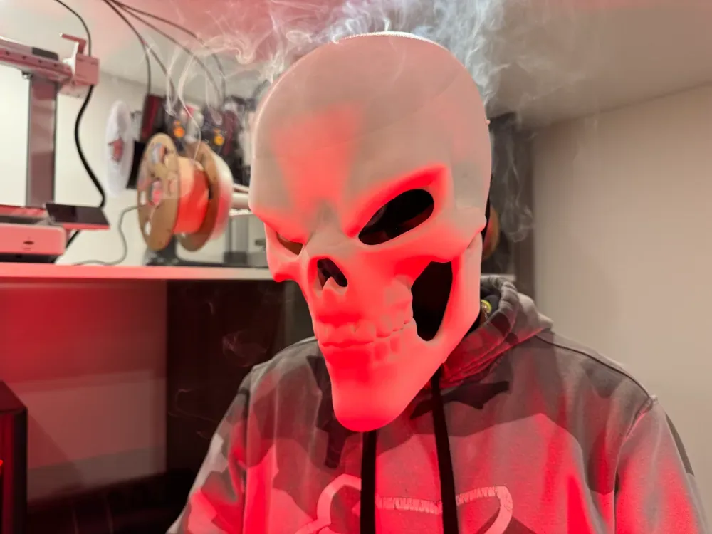 Máscara de cosplay de Ghostrider (Fan Art), vista 3