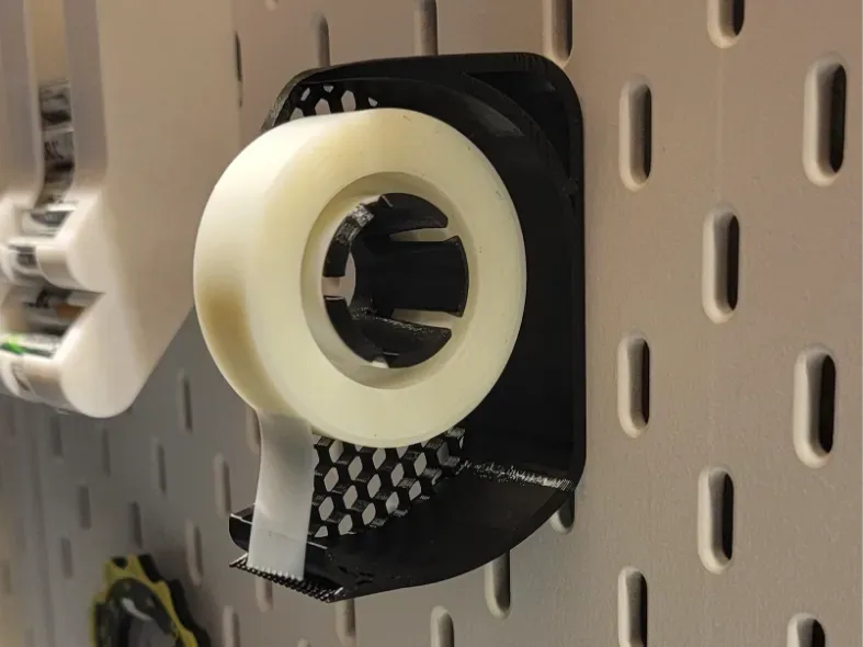 Dispensador de cinta Ikea Skadis V1.2 ACTUALIZACIÓN para impresión 3D, vista 1