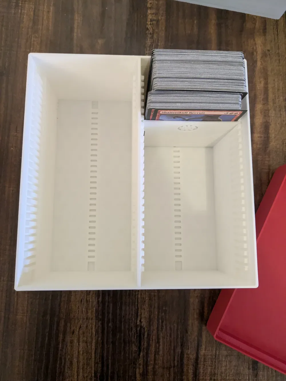 Caja de tarjetas coleccionables XL con tapa: ¡se adapta a la miniplaca A1! para impresión 3D, vista 2