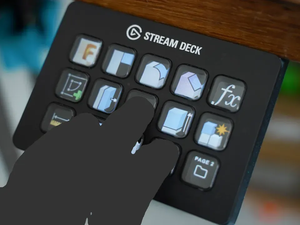 Soporte de escritorio para plataforma Elgato Stream, vista 1