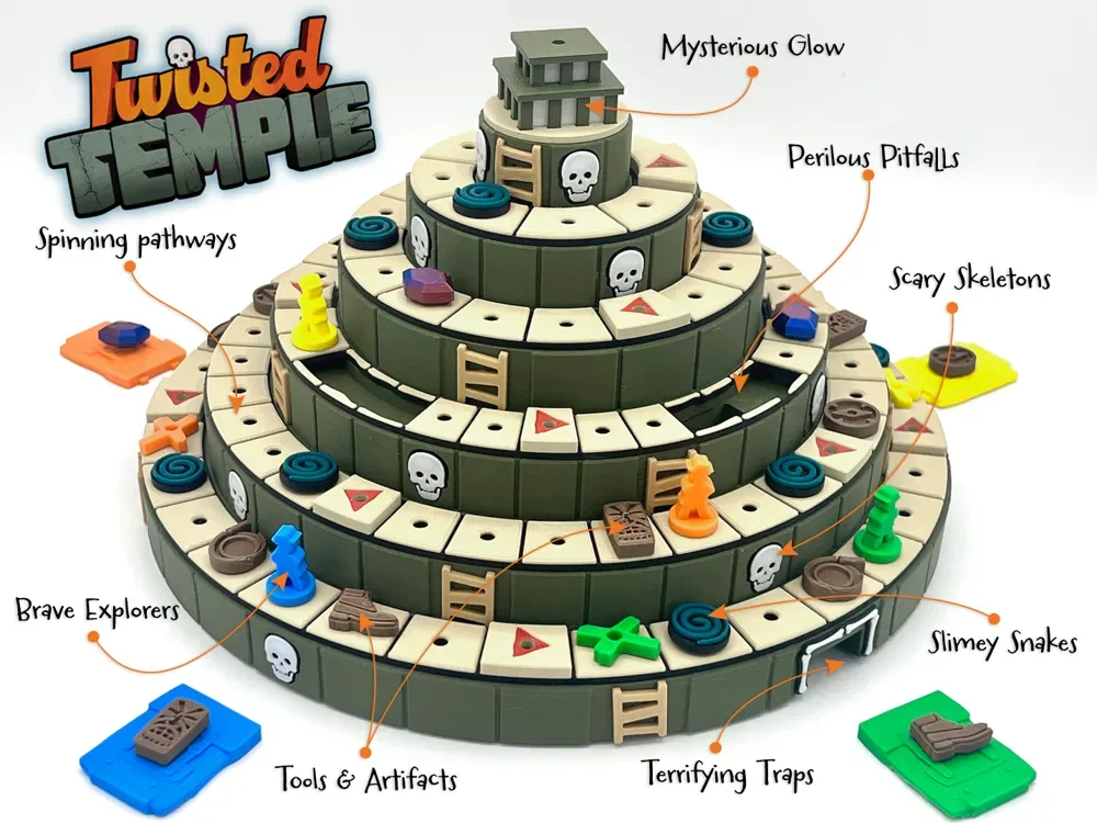 Juego del templo retorcido, vista 2
