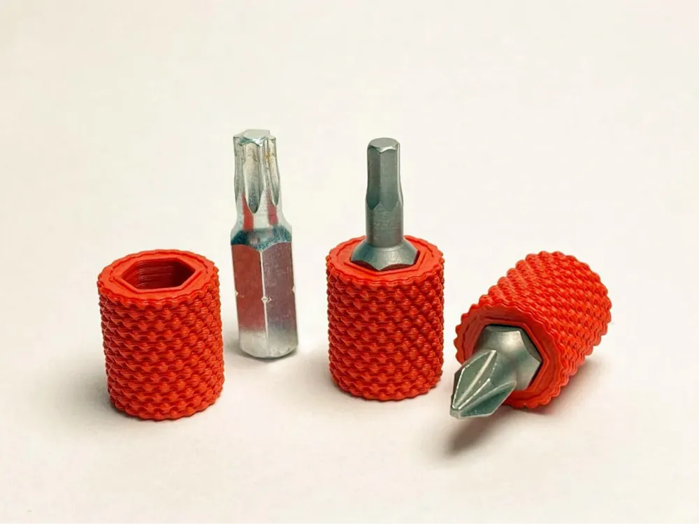 Mango de nanodestornillador para plancton y diversión para impresión 3D, vista 1