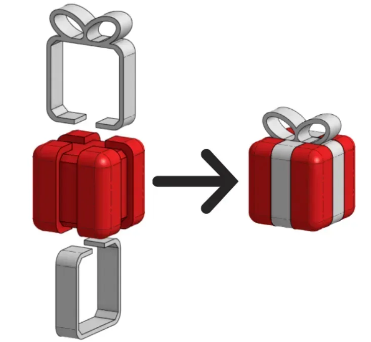 Mini regalos de Navidad (no se requiere AMS), vista 3