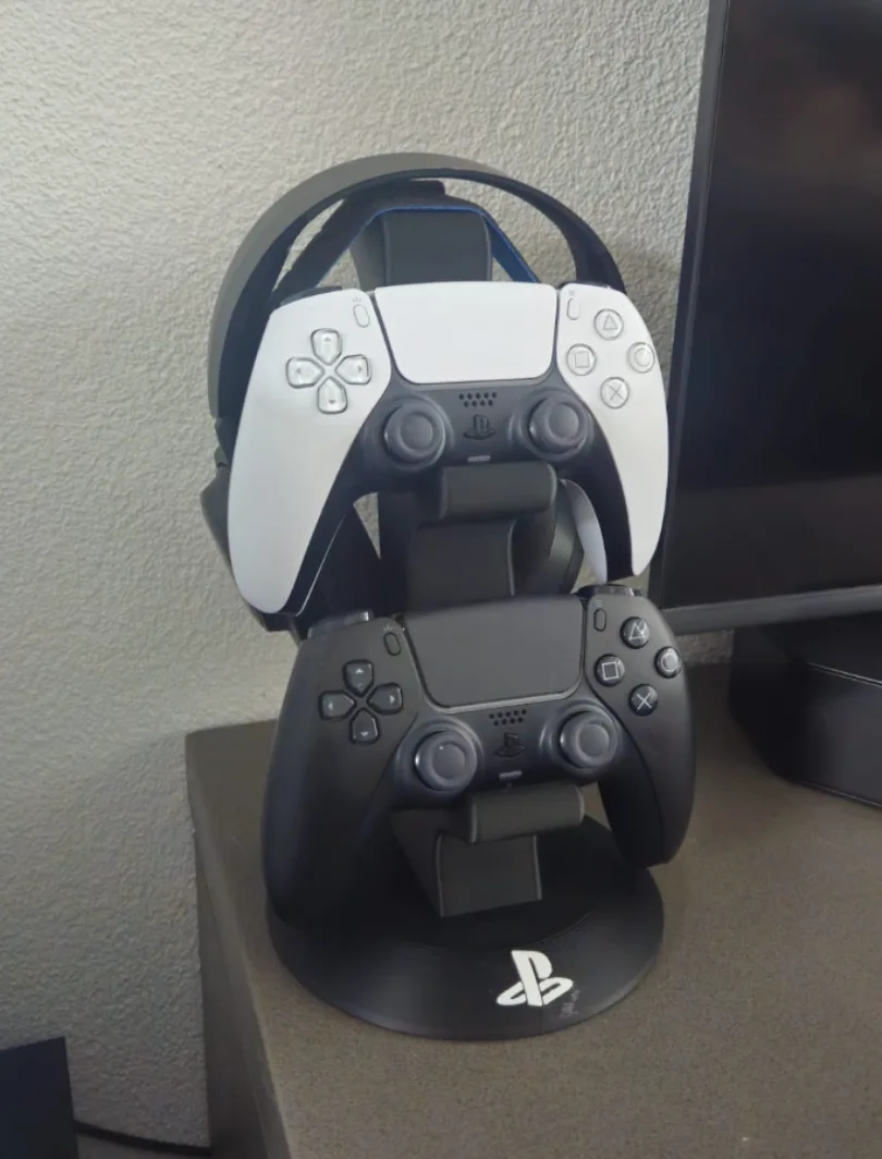 Soporte del controlador PS5 para impresión 3D, vista 1