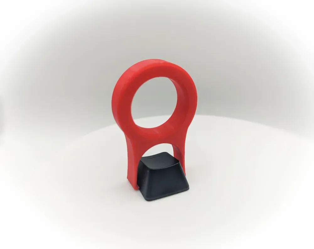 Extractor de teclas para impresión 3D, vista 3