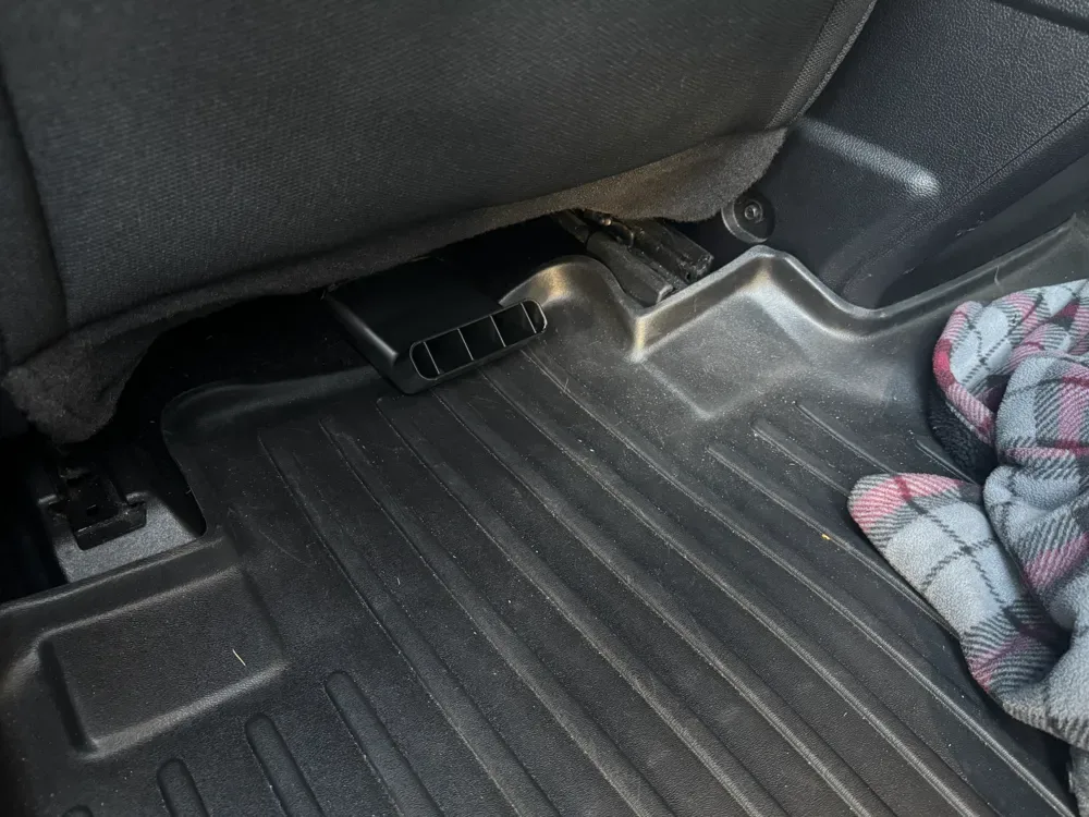 15+ F-150 Extensión de ventilación debajo del asiento para impresión 3D, vista 2