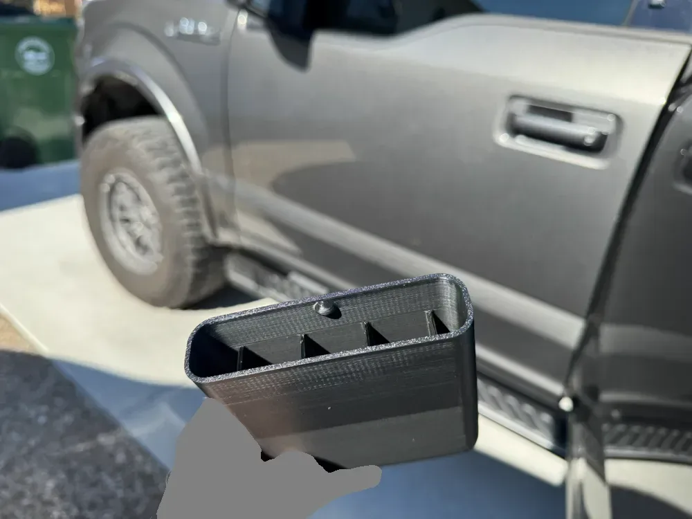 15+ F-150 Extensión de ventilación debajo del asiento para impresión 3D, vista 3