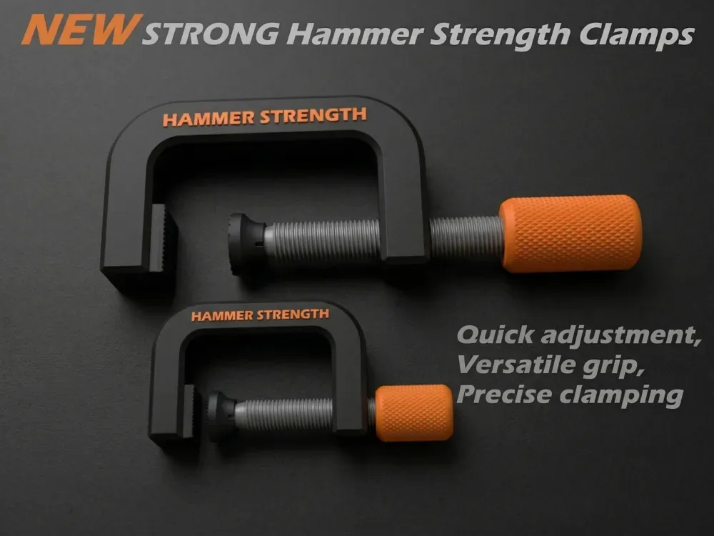 Abrazadera Hammer Strength, tamaño L-XL, fuerte, vista 1