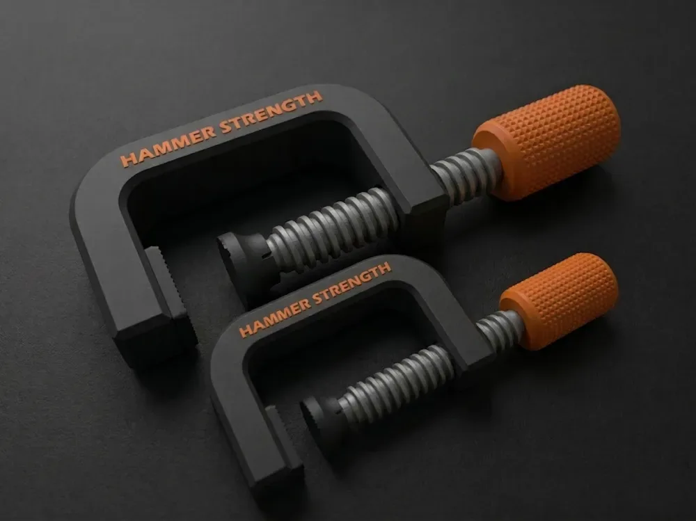 Abrazadera Hammer Strength, tamaño L-XL, fuerte, vista 3