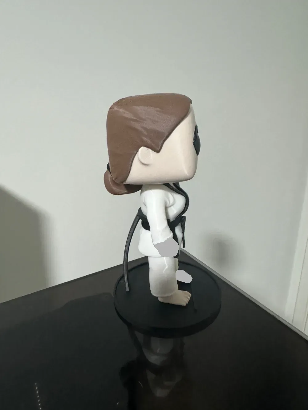 Soporte modelo para impresión 3D, vista 3