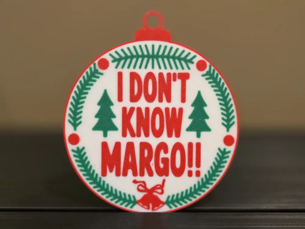 Vacaciones de Navidad - No sé adorno de Margo, vista 1