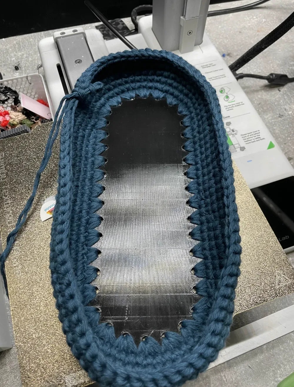 Fondo para bolso de crochet, vista 1
