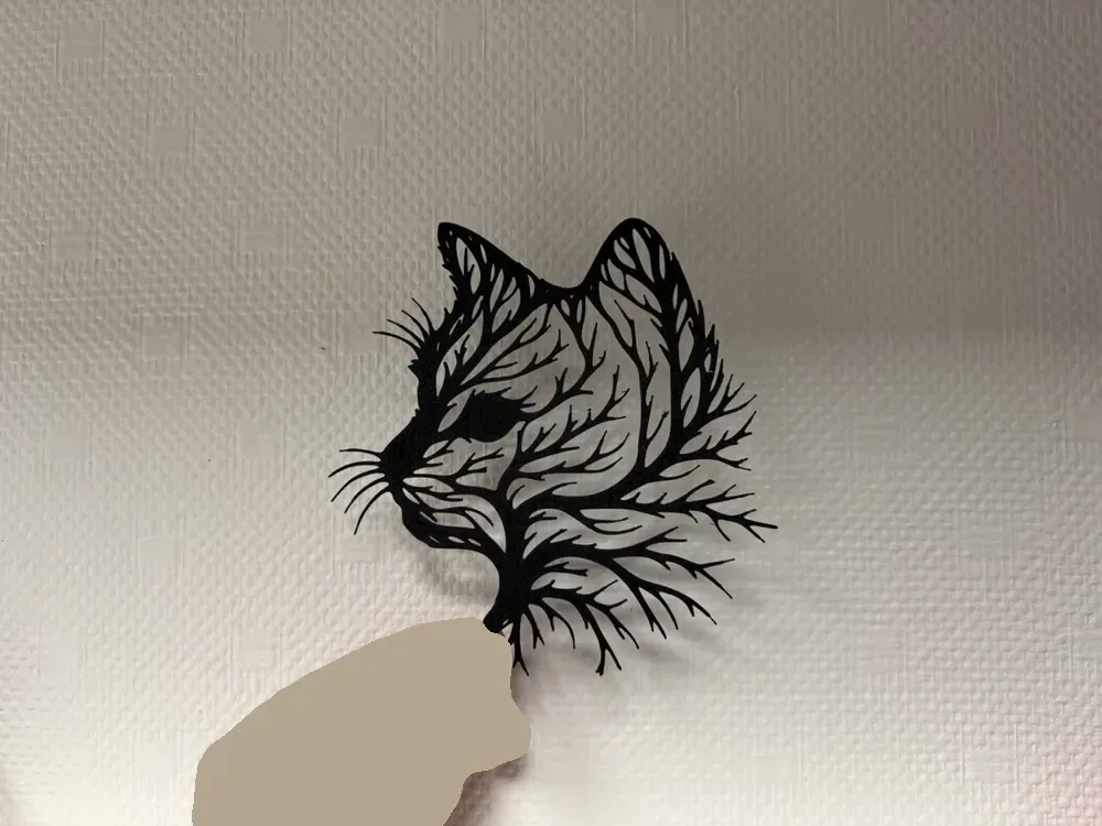 Decoración Árbol de la vida gato., vista 2