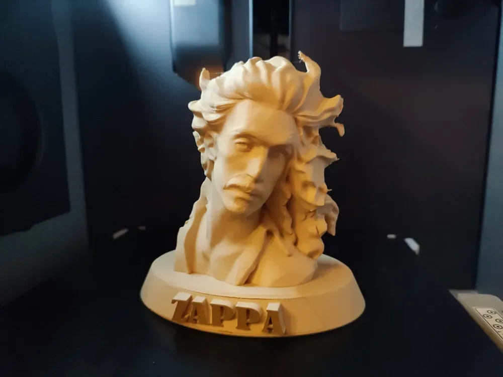 Busto de Frank Zappa, vista 1