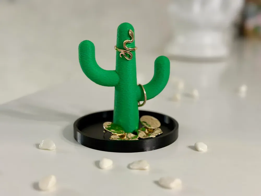 Organizador de cactus para anillos y otras joyas., vista 3