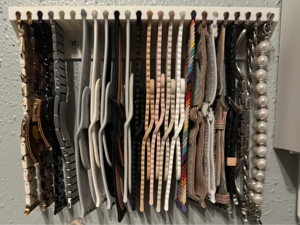Soporte y estante para correa de Apple Watch para impresión 3D, vista 1