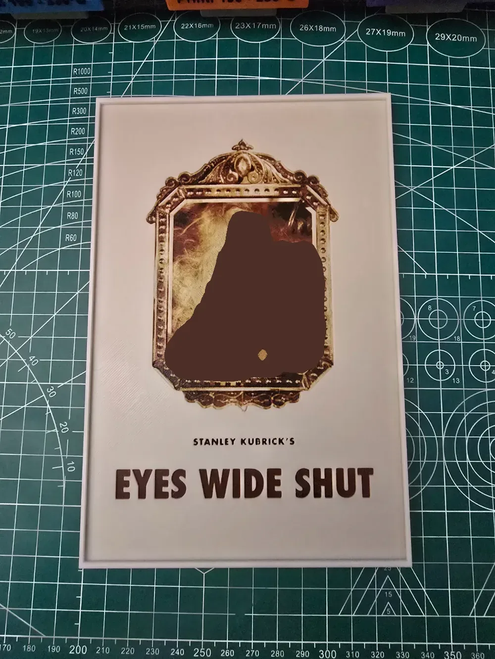 Póster de la película Ojos bien cerrados - Hueforge Art, vista 2