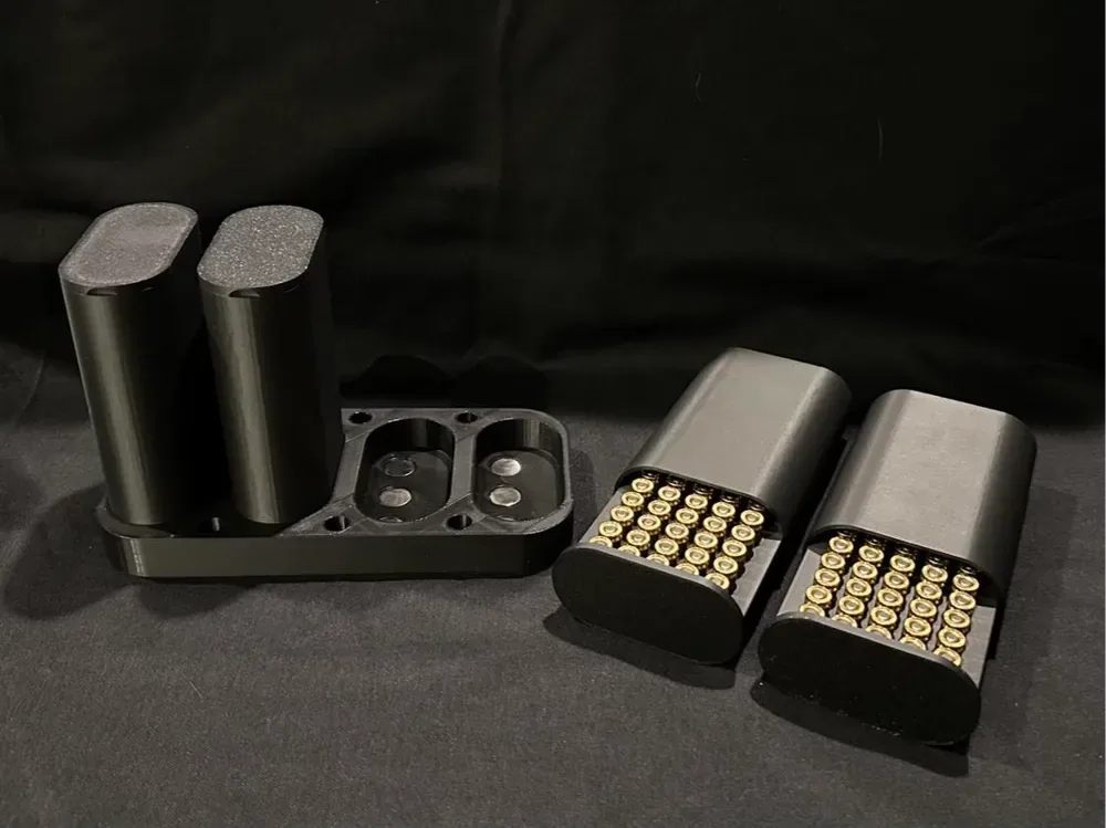Sistema de montaje y caja de munición magnética moderna EVO de 9 mm, vista 1